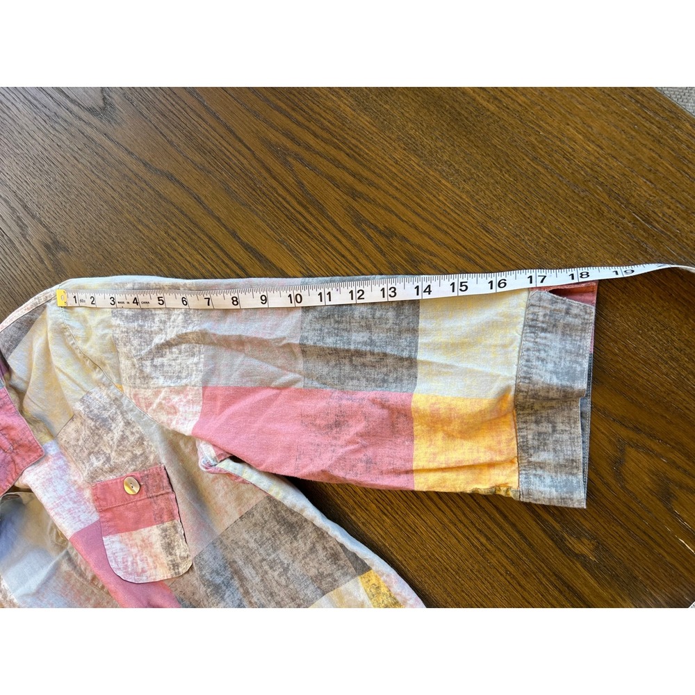 John Mark Button Down Tunic 100% Cotton Multicolo… - image 7